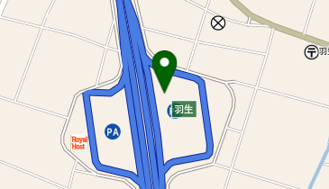 [EV]東日本高速道路(株) NEXCO東日本 東北自動車道 羽生PA (上り)の地図画像