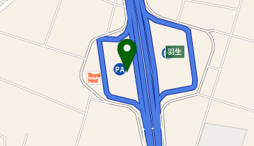 [EV]東日本高速道路(株) NEXCO東日本 東北自動車道 羽生PA (下り)の地図画像