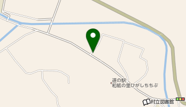 [EV]東秩父村 道の駅 和紙の里ひがしちちぶの地図画像