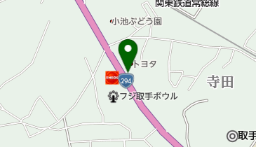 [EV]茨城トヨタ自動車(株) 取手店の地図画像