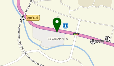 [EV]遠野市 道の駅 みやもりの地図画像