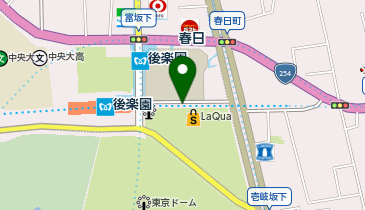 [EV]文京区電気自動車急速充電スタンドの地図画像