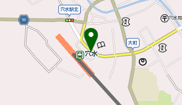 [EV]穴水町 のと鉄道 穴水駅 駐車場の地図画像