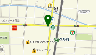 [EV]ショッピングシティ ベル (平面P 北側)の地図画像