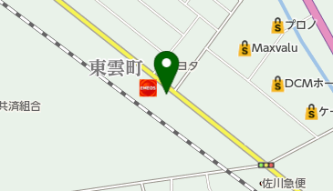 [EV]函館中央三菱自動車販売(株) 八雲店の地図画像