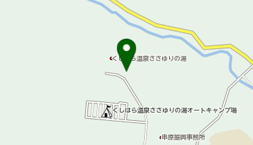[EV]くしはら温泉 ささゆりの湯の地図画像
