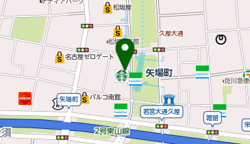 [EV](株)パルコ 名古屋PARCO (第1P)の地図画像