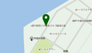 [EV]宇多津町 道の駅 恋人の聖地 うたづ臨海公園の地図画像