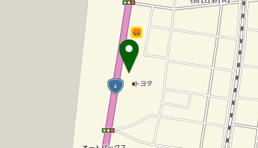 [EV]栃木トヨタ自動車(株) 横田店の地図画像