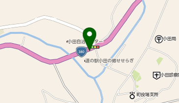 [EV]内子町 道の駅 小田の郷せせらぎの地図画像