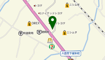 [EV](株)ニシムタ・(株)EVer charge スーパーセンターニシムタ人吉店の地図画像