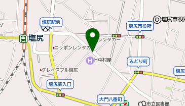 [EV](株)中村屋 ホテル中村屋の地図画像