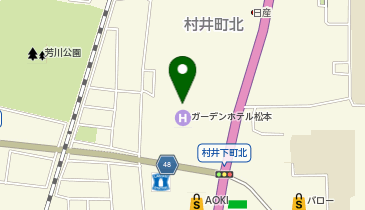 [EV]ガーデンホテル松本の地図画像