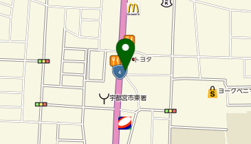 [EV]栃木トヨタ自動車(株) 泉が丘店の地図画像