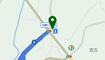 [EV]ローソン玉城インター店の地図画像