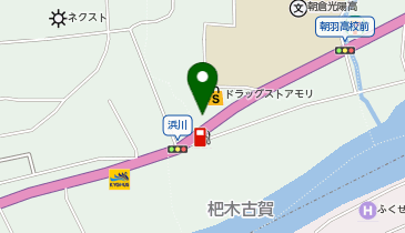 [EV](有)斎藤石油店 ENEOS 杷木SSの地図画像