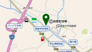 [EV]能登町 コンセールのとの地図画像