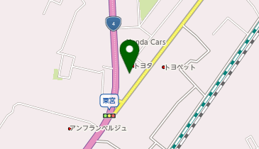 [EV]栃木トヨタ自動車(株) 粟宮店の地図画像