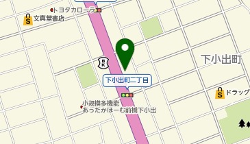 [EV]群馬トヨタ自動車(株) 前橋下小出店の地図画像