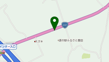 [EV]中野市・(株)斑尾 道の駅 ふるさと豊田の地図画像