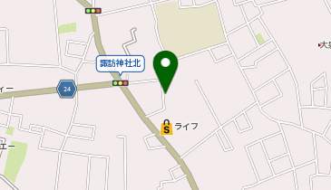 [EV](株)ライフコーポレーション ライフ西大泉店の地図画像