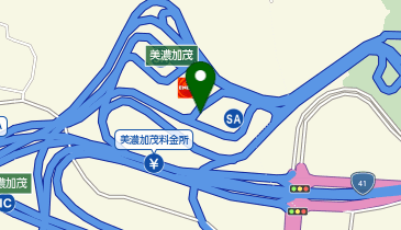 [EV]中日本高速道路(株) NEXCO中日本 東海環状自動車道 美濃加茂SA (外回り)の地図画像