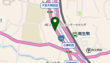 [EV]生駒市 南コミュニティセンターISTAせせらぎの地図画像