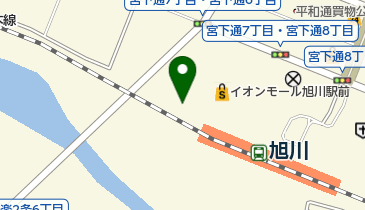 [EV]イオン北海道(株) イオンモール旭川駅前 (高架下P 1階)の地図画像