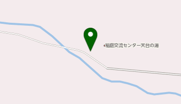 [EV]二戸市ふるさと振興(株) 二戸市稲庭交流センター 天台の湯の地図画像