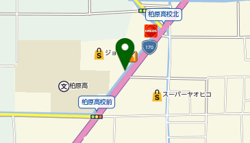 [EV]上新電機(株) ジョーシン外環柏原店の地図画像