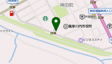 [EV]薩摩川内市役所本庁の地図画像