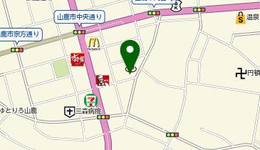 [EV]山鹿温泉 富士ホテルの地図画像