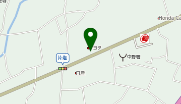 [EV]長野トヨタ自動車(株) 中野店の地図画像