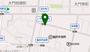 [EV]塩尻市役所 北側駐車場の地図画像