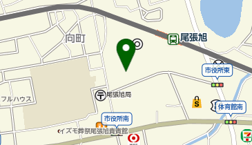 [EV]尾張旭市役所 駐車場 (ゆったり駐車スペース)の地図画像