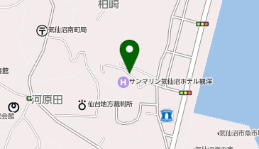 [EV]サンマリン気仙沼 ホテル観洋の地図画像