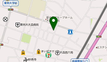 [EV]日本システムバンク(株) システムパーク大森西6丁目の地図画像