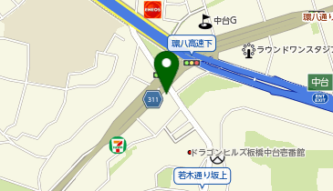 [EV]日本システムバンク(株) システムパーク板橋若木1の地図画像