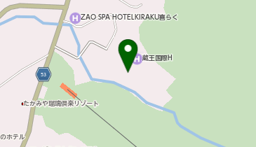 [EV](株)蔵王カンパニー 蔵王国際ホテルの地図画像