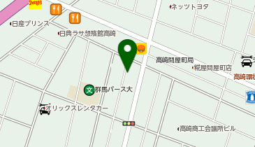 [EV]パナソニックショウルーム 高崎の地図画像