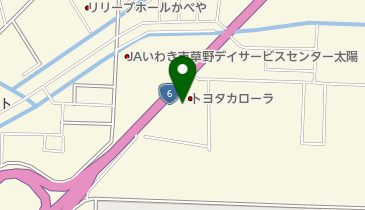 [EV]トヨタカローラいわき(株) 神谷店の地図画像