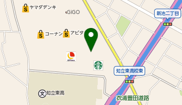 [EV]ユニー(株) ギャラリエアピタ知立店の地図画像