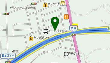 [EV](株)ホンダカーズ東海 Honda Cars東海 常滑りんくう店の地図画像