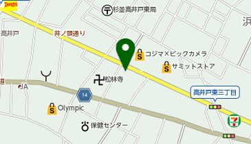 [EV](株)杉並モータース の地図画像