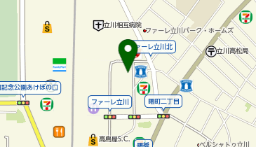 [EV]パーク24(株) 立川市北口第一駐車場の地図画像