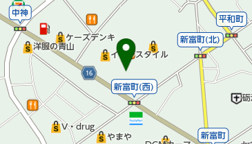 [EV]イオンモールとなみ (南側平面P B区画)の地図画像