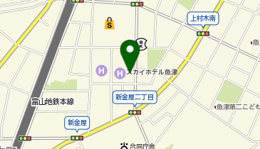 [EV](株)サンルート スカイホテル魚津の地図画像