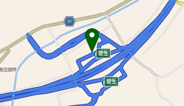 [EV]東日本高速道路(株) NEXCO東日本 東北自動車道 菅生PA (下り)の地図画像