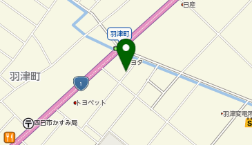 [EV]三重トヨタ自動車(株) 四日市羽津店の地図画像