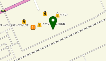 [EV]イオン北海道(株) イオンモール苫小牧 (平面P)の地図画像